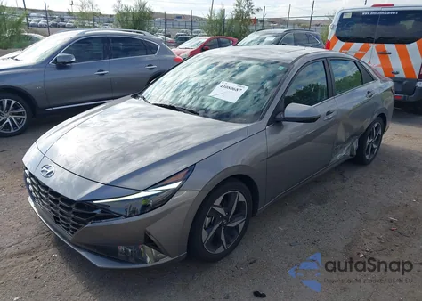 2021 Hyundai Elantra Hybrid Limited from USA, damaged, VIN KMHLN4AJ7MU006210